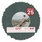 Dark Grey Suede Mat Board for 12x12 Frames - Circle Opening for 8x8 Photos